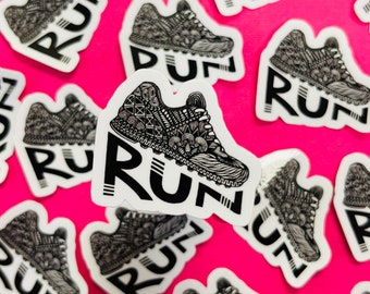 Mini Run Sticker (WATERPROOF)