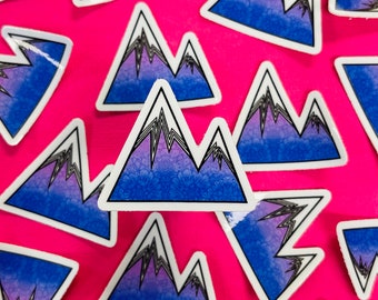 Mini Moutains Sticker (WATERPROOF)