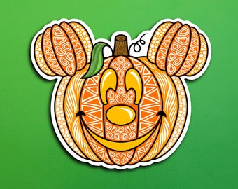 Pumpkin Ears Sticker (WATERPROOF)