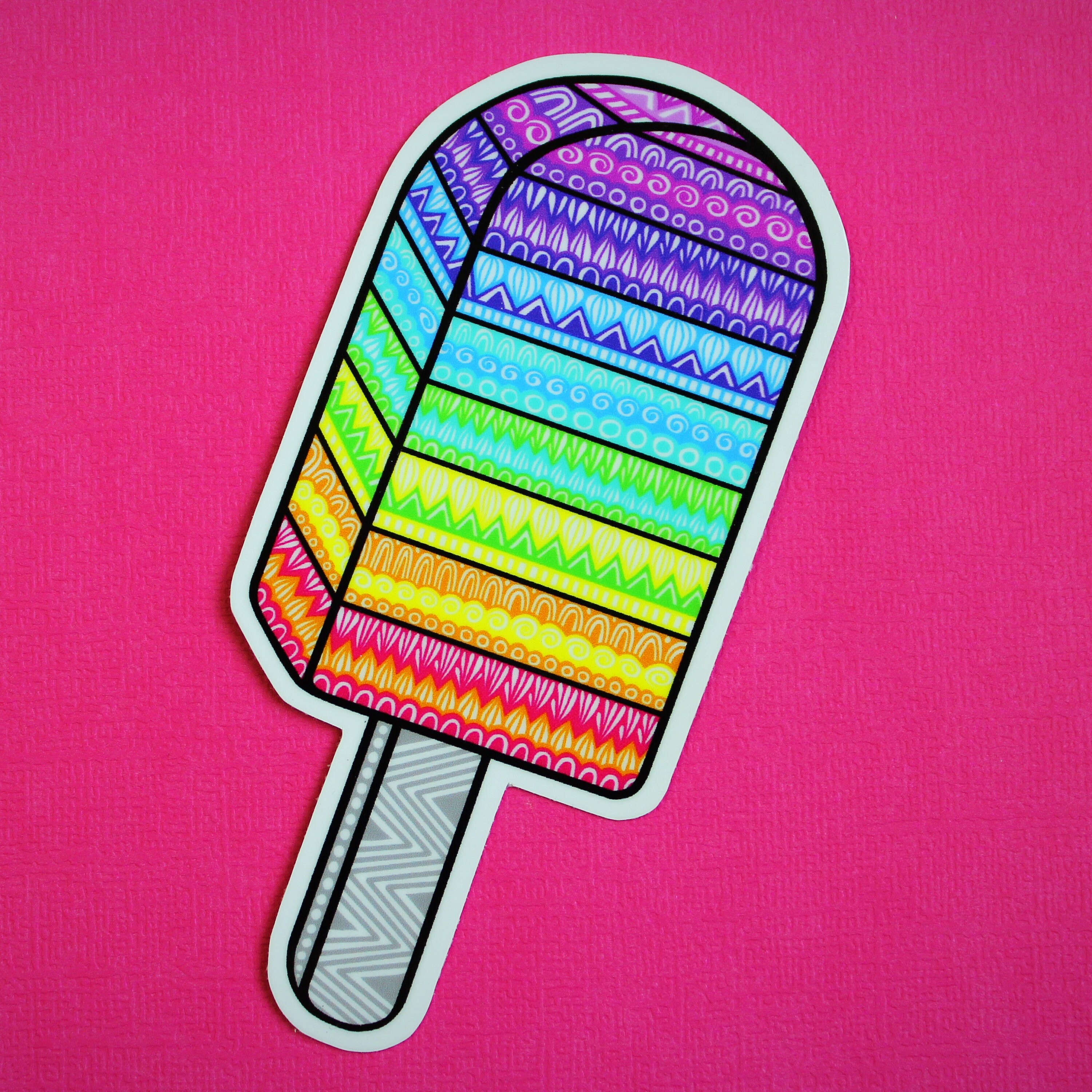 Popsicle Sticker (WATERPROOF)