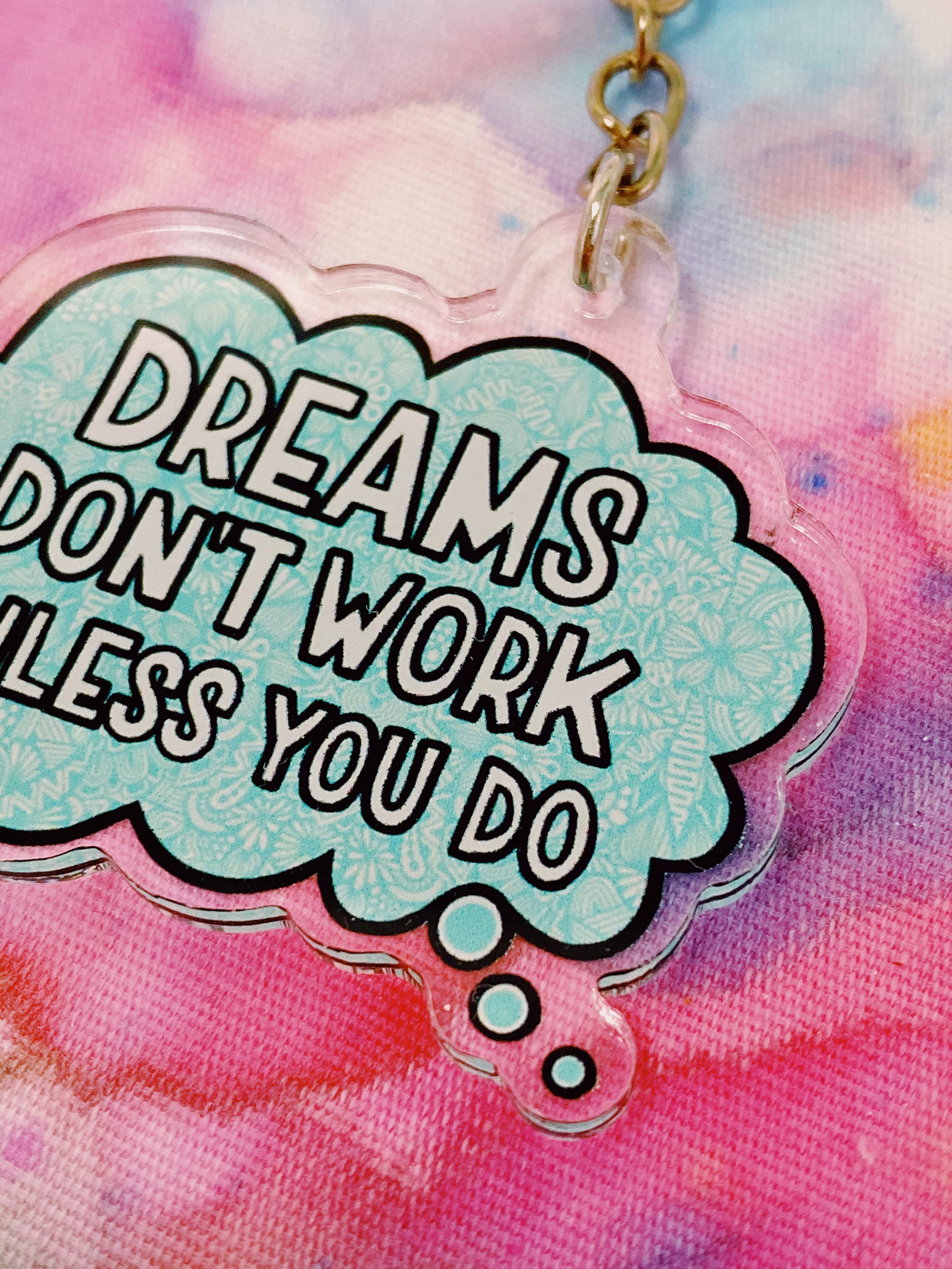 Dreams Acrylic Keychain