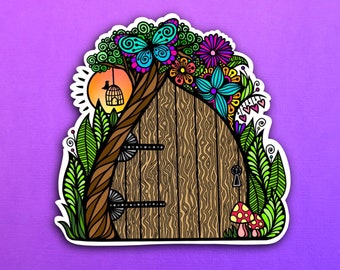 Fairy Door Sticker (WATERPROOF)