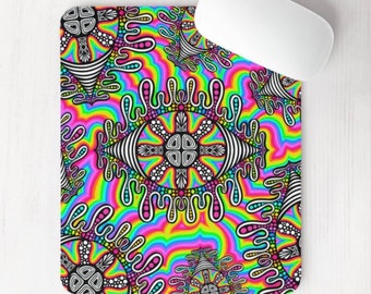 Trippy Eye Mouse Pad