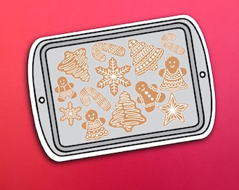 Gingerbread Cookies Sticker (WATERPROOF)