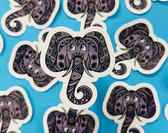 Mini Eli the Elephant Sticker (WATERPROOF)