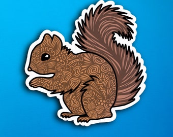 Squirrel Sticker (WATERPROOF)