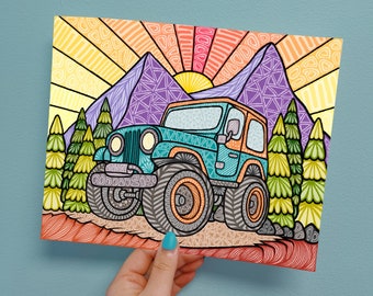 Sunset Drive Print