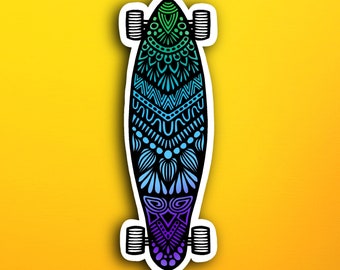 Longboard  Sticker (WATERPROOF)