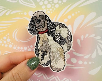 Misprinted Bubbles the Dog Sticker (WATERPROOF)