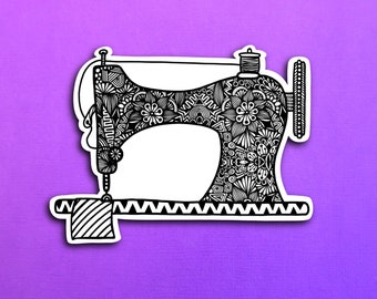 Sewing Machine Sticker (WATERPROOF)