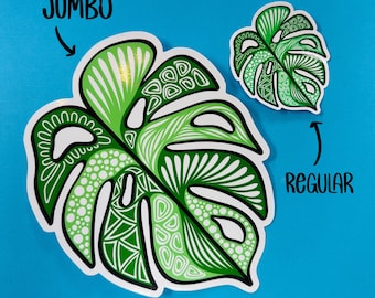 JUMBO Monstera Leaf Sticker (WATERPROOF)