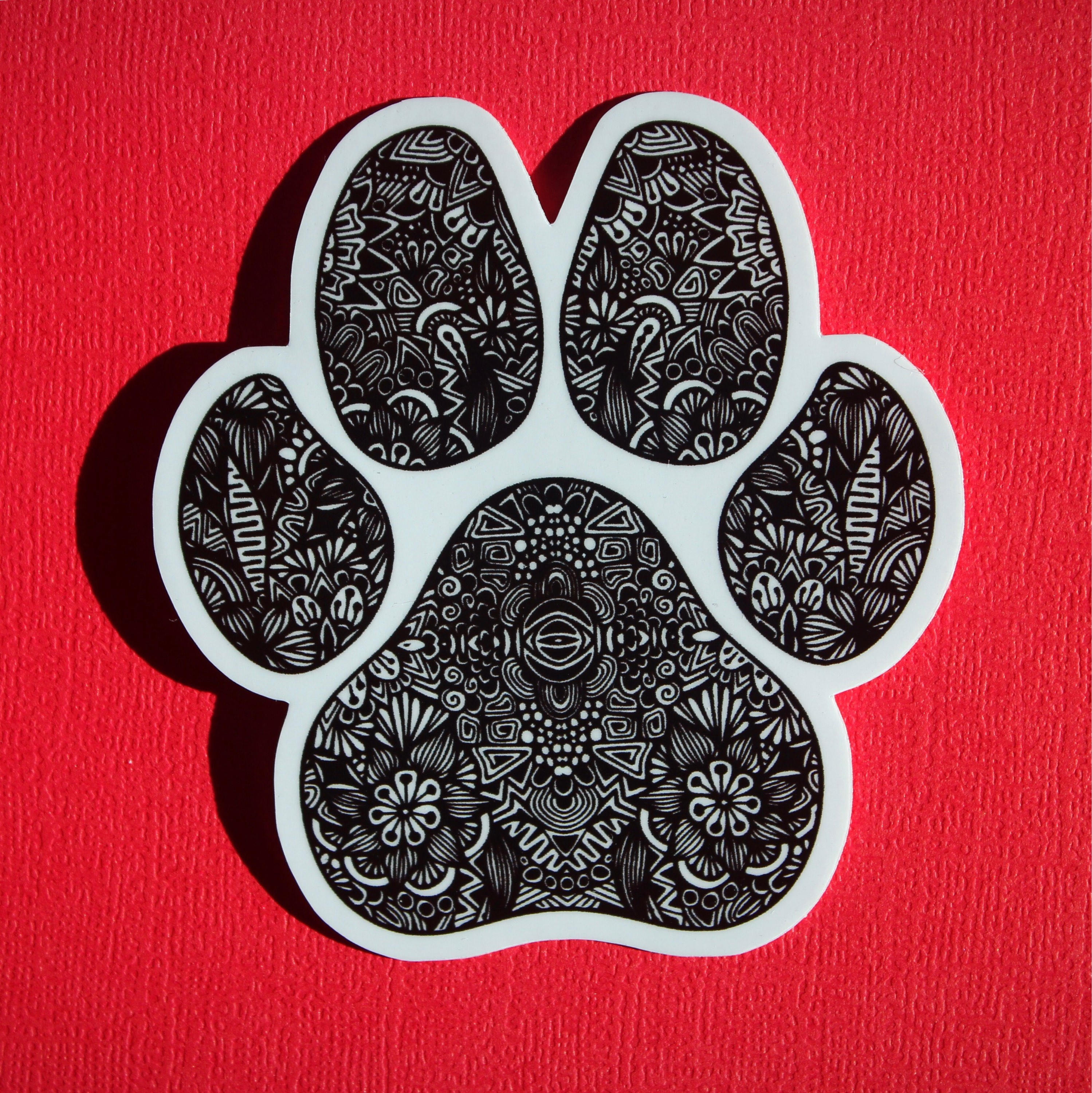 Paw Print Sticker (WATERPROOF)