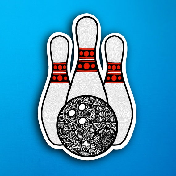 Bowling Sticker (WATERPROOF)