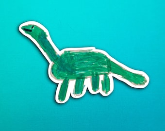 Eli's Dino the Dinosaur Sticker (WATERPROOF)