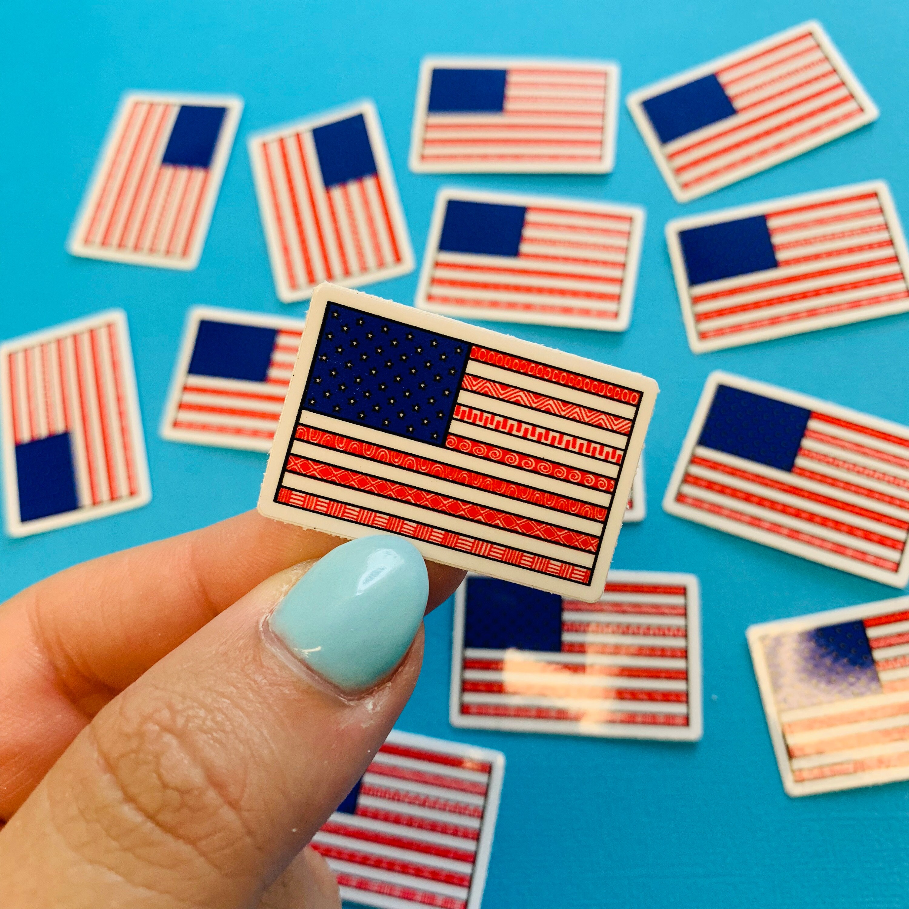 Mini Flag Sticker (WATERPROOF)