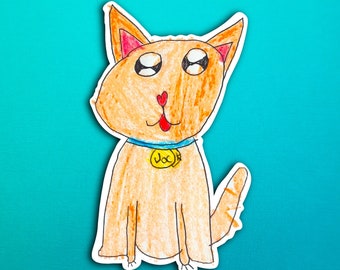 Pari's Jack the Cat Sticker (WATERPROOF)