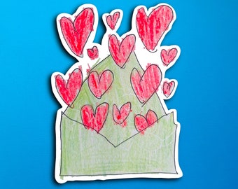 Pari's Love Letter Sticker (WATERPROOF)