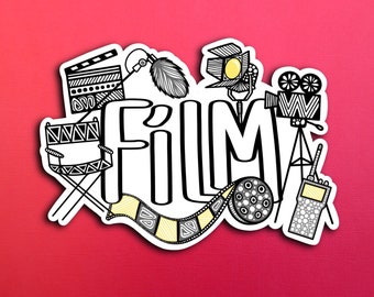 Film Collage Sticker (WATERPROOF)