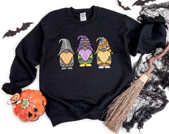 Black Spooky Gnomes Crewneck!