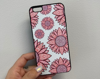 MISPRINTED - IPHONE 6 plus - Pink Sunflower 50% OFF!