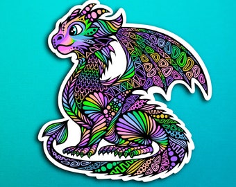 Stella the Dragon Sticker (WATERPROOF)