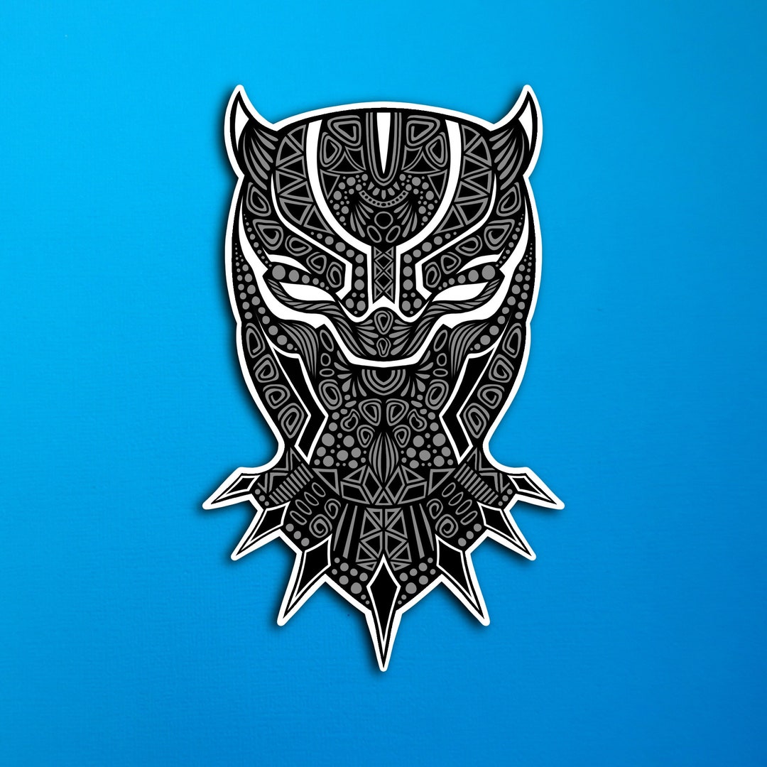 Black Panther Sticker WATERPROOF - Etsy