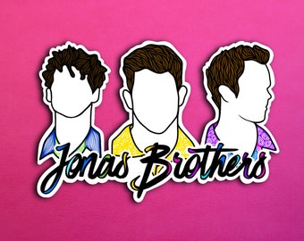 Jonas Brothers Sticker (WATERPROOF)