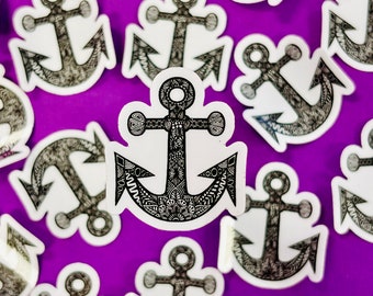 Mini Anchor Sticker (WATERPROOF)