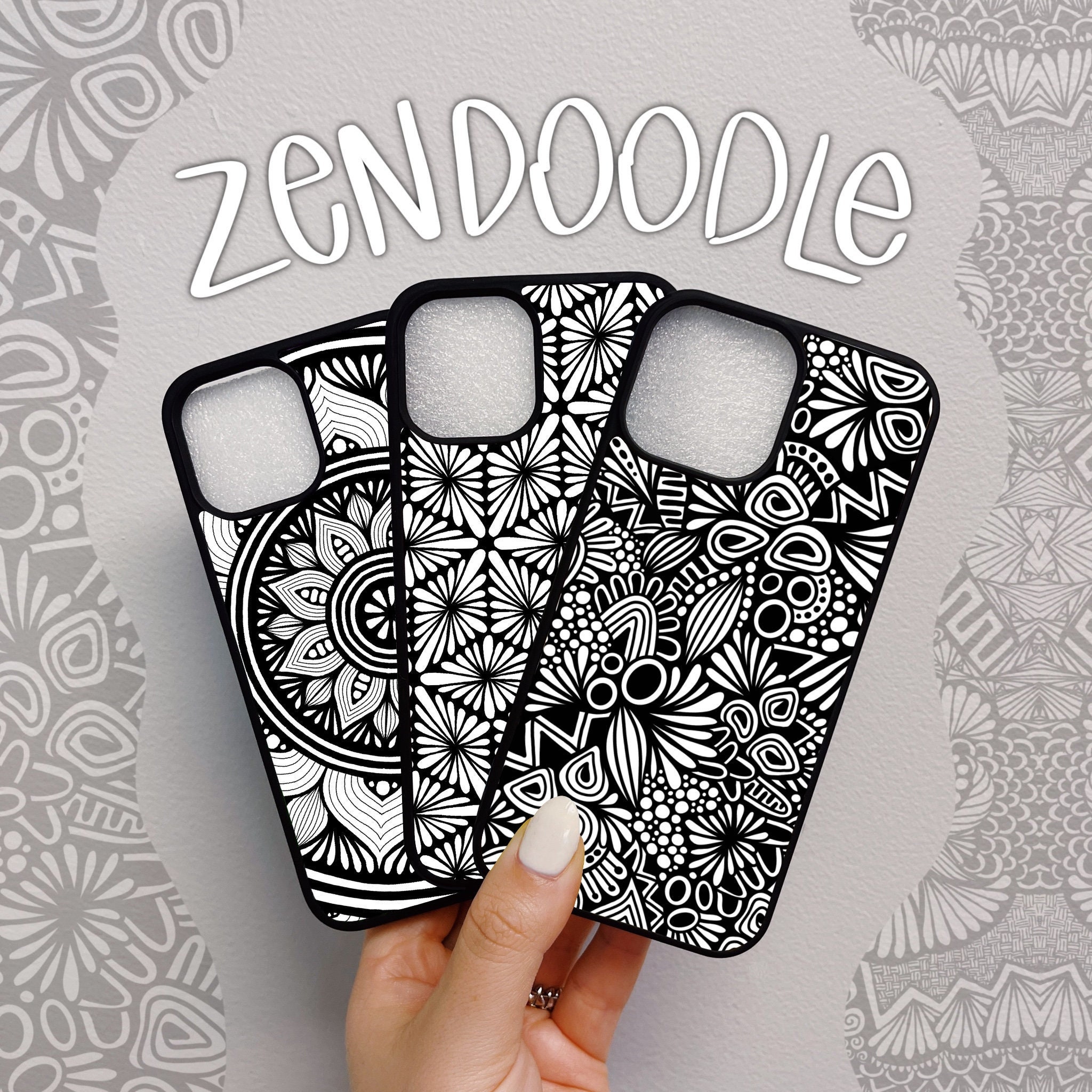 Zendoodle Iphone Case 16 Designs to Choose From - Etsy Australia
