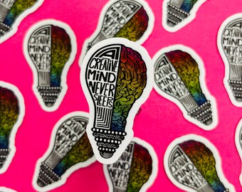 Mini creative mind Sticker (WATERPROOF)