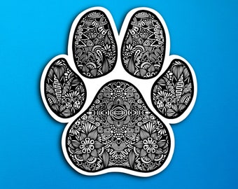 Paw Print Sticker (WATERPROOF)