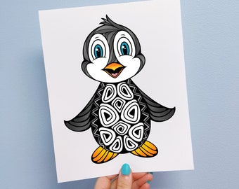 Pari the Penguin Print