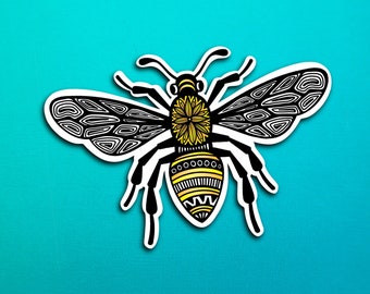 Bee Sticker (WATERPROOF)