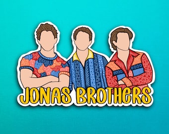 Jonas Brothers 2.0 Sticker (WATERPROOF)