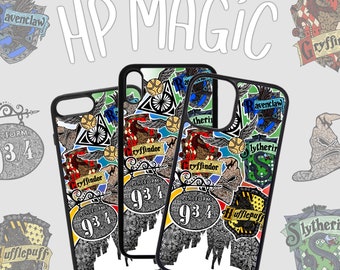 HP Magic Collage iPhone Case