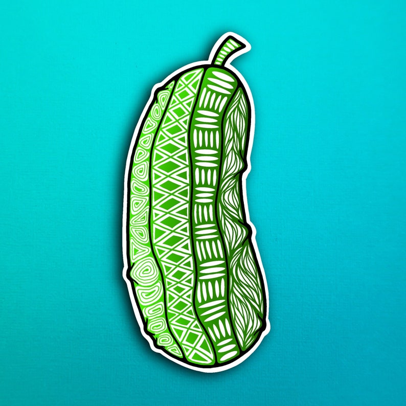 Pickle Sticker WASSERFEST Bild 1