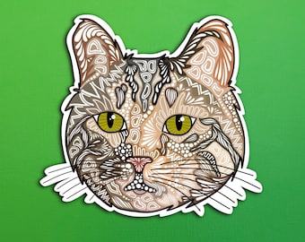 Goldie the Cat Sticker (WATERPROOF)