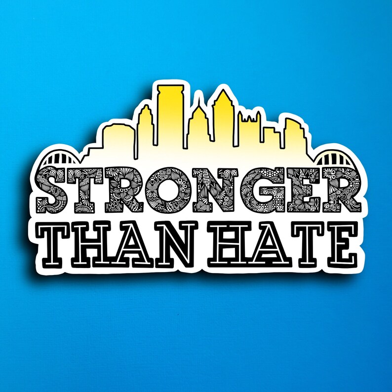 PGH Stronger Than Hate WATERPROOF | Etsy