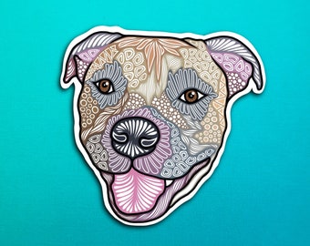 Izzy the Dog Sticker (WATERPROOF)