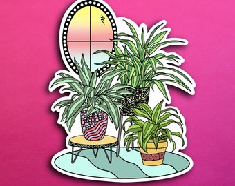 House Plants Sticker (WATERPROOF)