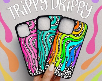 Trippy Drippy iPhone Case (11 designs to choose from)