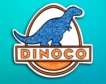 Dinoco Sticker (WATERPROOF)