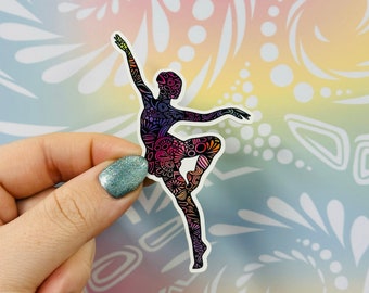 Misprinted Rainbow Dancer Sticker (WATERPROOF)