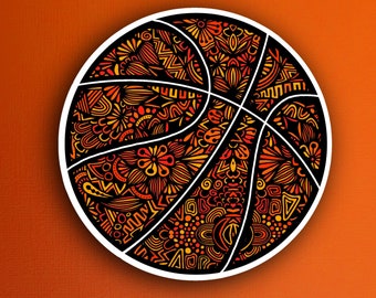 Basketball Sticker (WATERPROOF)