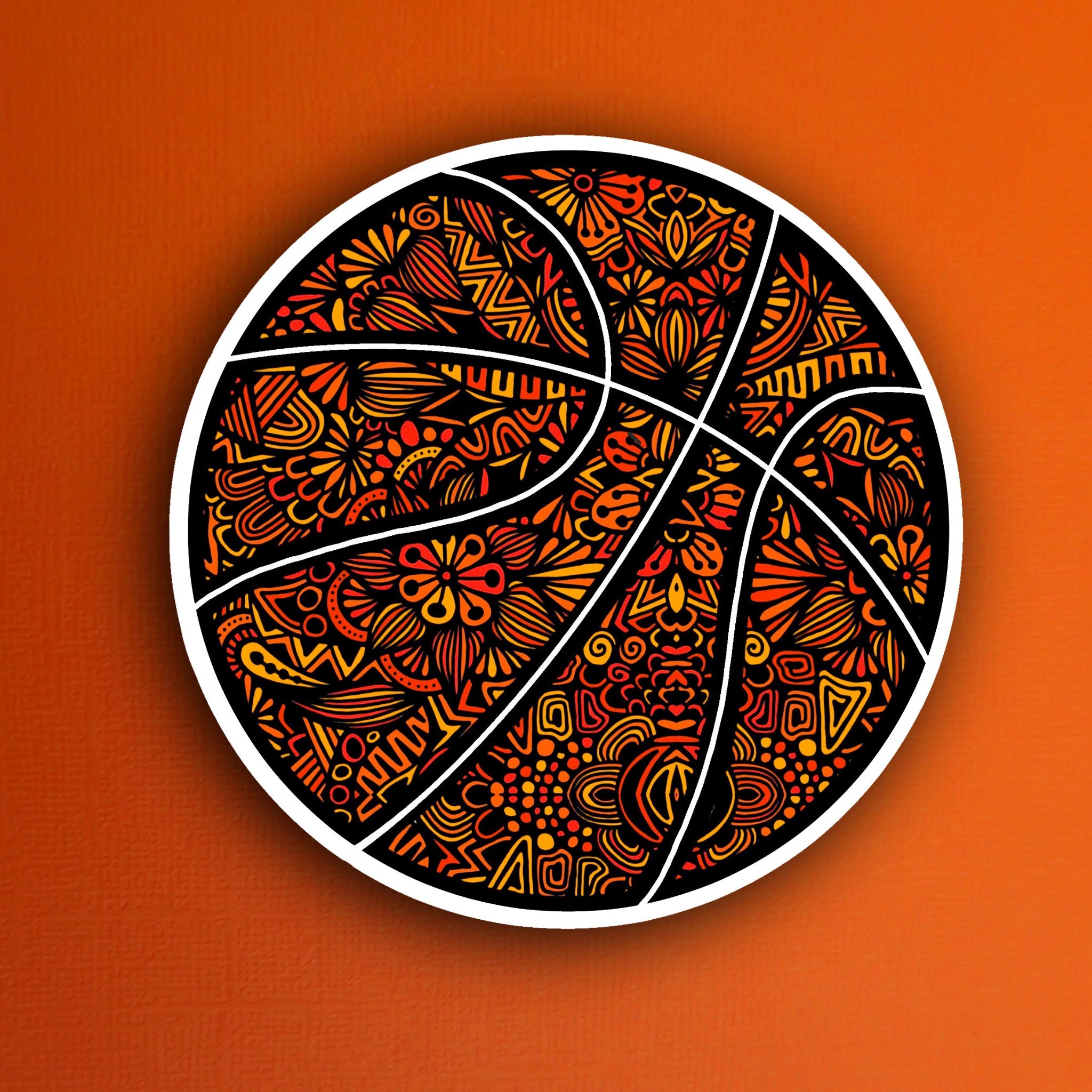 Basketball Sticker (WATERPROOF)