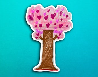 Pari's Love Tree Sticker (WATERPROOF)