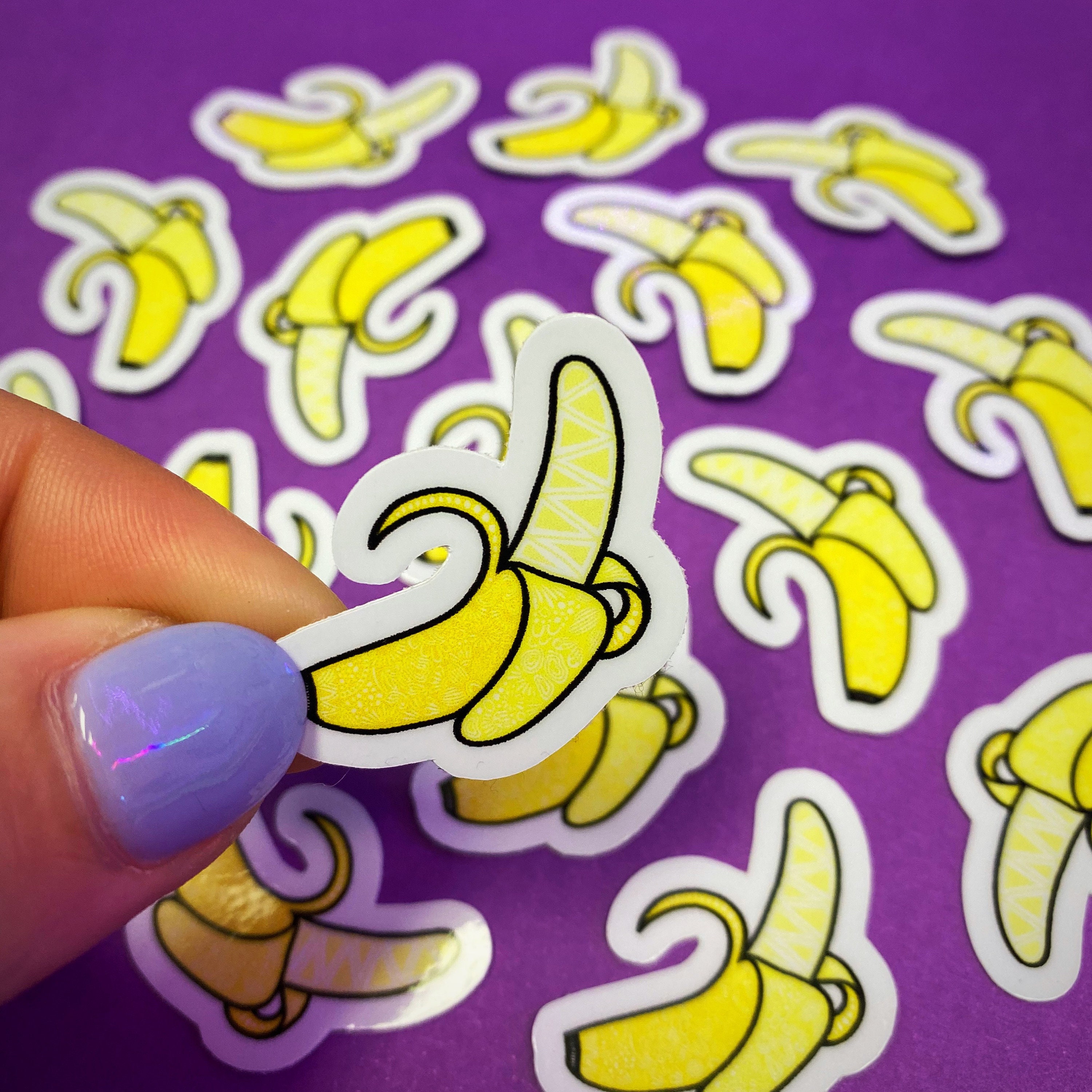 Mini Banana Sticker (WATERPROOF)