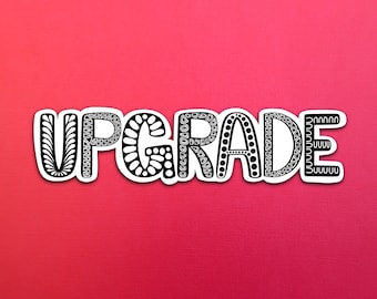 Upgrade Sticker (WATERPROOF)