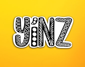 NEW Yinz Sticker (WATERPROOF)