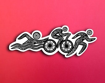 Triathlon Sticker (WATERPROOF)
